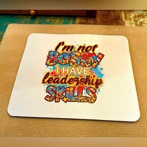 Hand Pressed Mouse Pad!  Brand New!